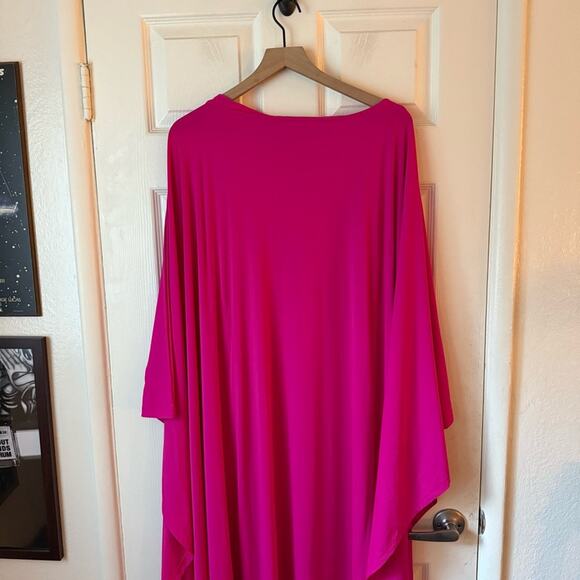 Akira Catch Me In Milan Slinky Maxi Dress Hot Pink size medium - Picture 7 of 9